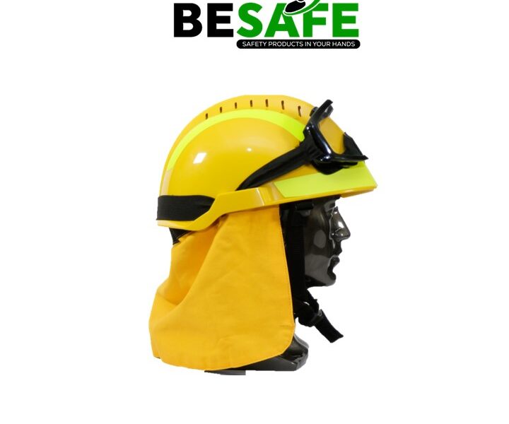 CASCO PARA BOMBERO RESCATISTA EUROPEO AMARILLO