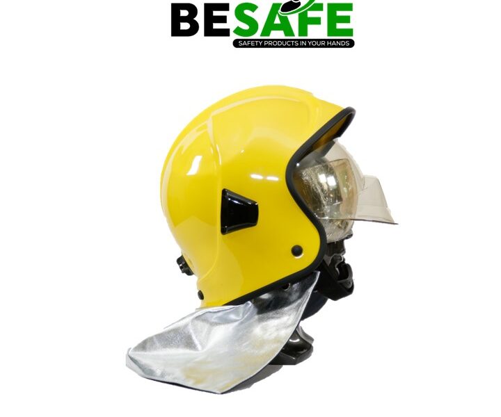 CASCO PARA BOMBERO EUROPEO AMARILLO/ROJO