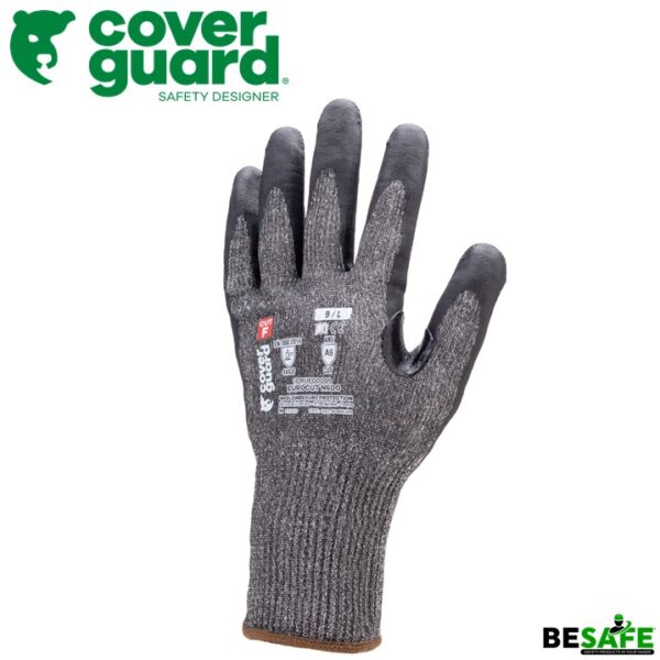  Guantes resistentes a cortes, revestimiento de nitrilo de  microespuma, nivel de corte ANSI A3, rendimiento de agarre superior,  duraderos, guantes de trabajo de seguridad para hombres y mujeres, ideales para  trabajo