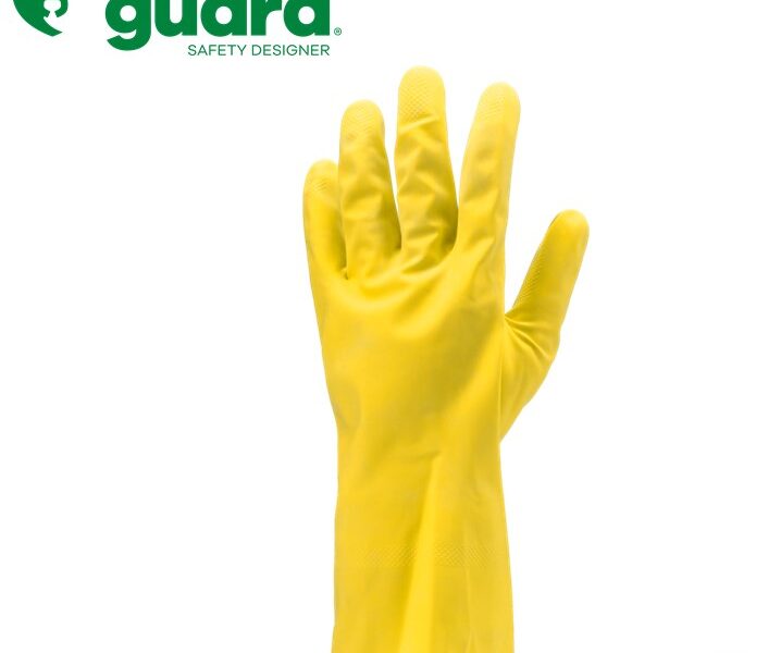 GUANTE DE LATEX INTERIOR DE ALGODON 30CM COVERGUARD
