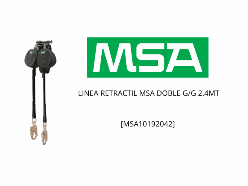 [MSA10192042] LINEA RETRACTIL MSA DOBLE G/G 2.4MT
