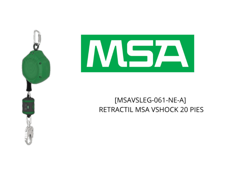 [MSAVSLEG-061-NE-A] RETRACTIL MSA VSHOCK 20 PIES