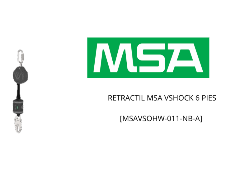 [MSAVSOHW-011-NB-A] RETRACTIL MSA VSHOCK 6 PIES